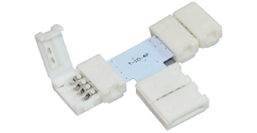 T connector for rgb led strip