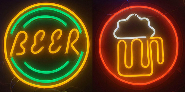 beer bar neon signs