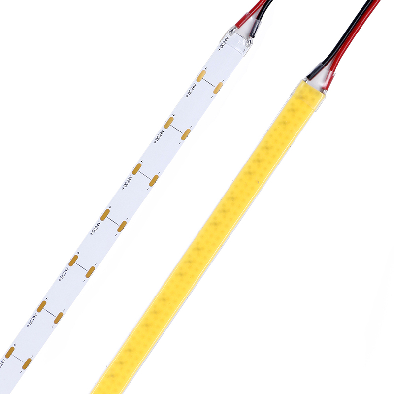 1152LEDs/m High-Density Wide-Bodied 10mm PCB 24V 2700K 3000K 4000K 6000K CRI90 High Brightness COB LED Strip Light 