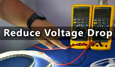 About the voltage drop of low-voltage led strip light