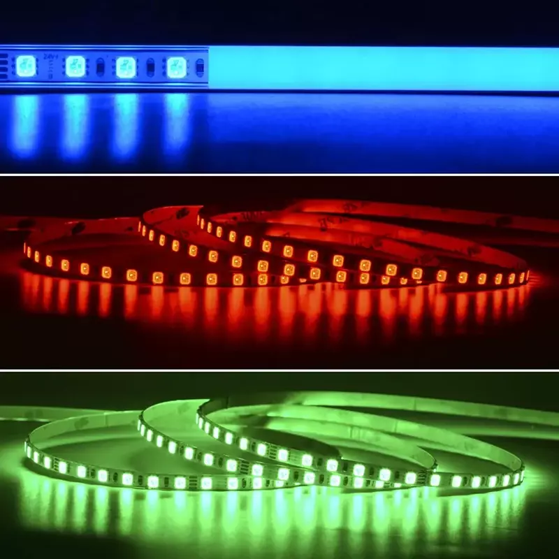 SMD3838 RGB 168leds/m 6mm 8mm 10mm 14w/m LED Tape Colorful DC24V LED Strip Light