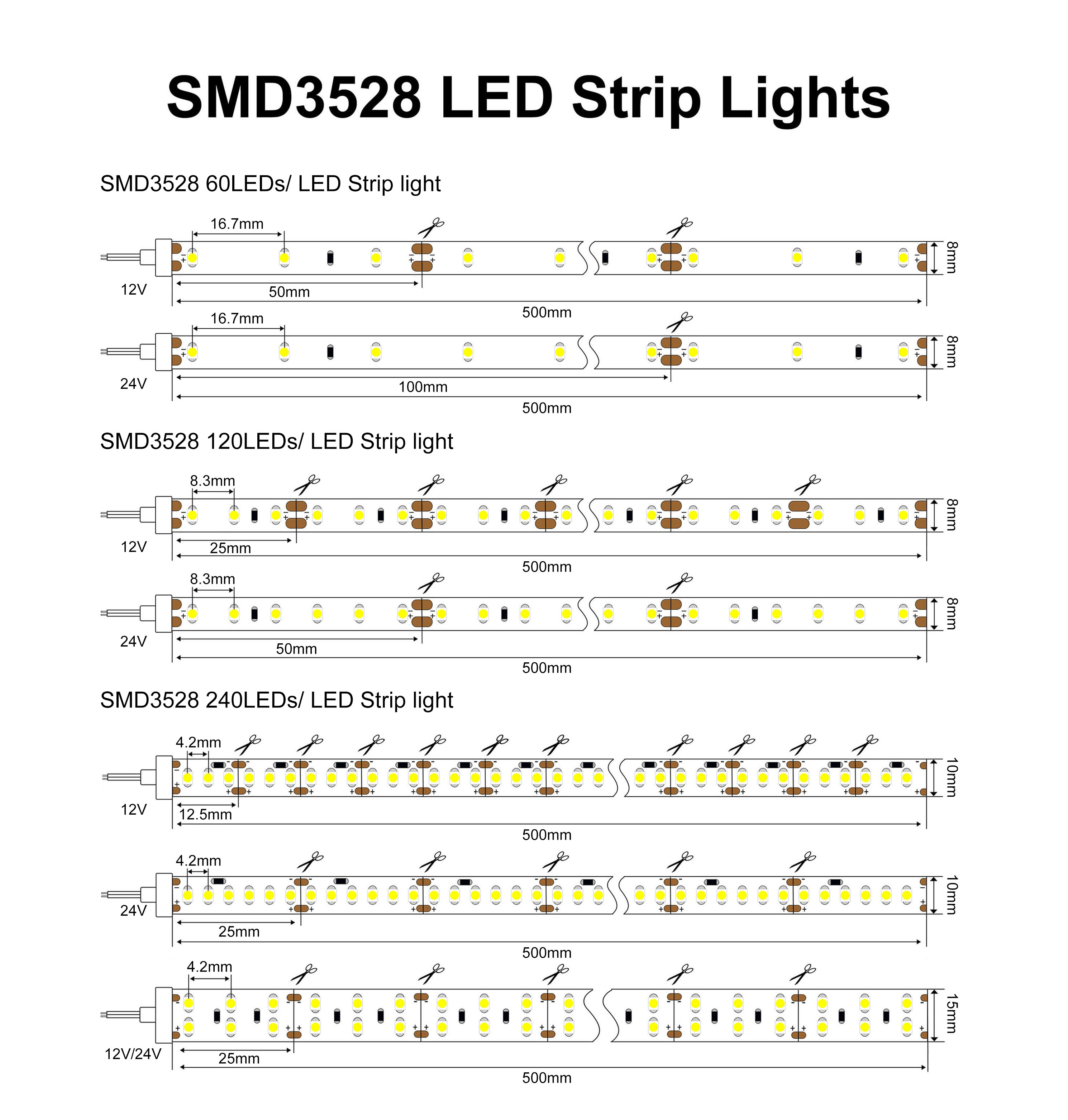 3528 led strip lights