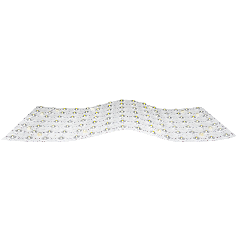 Single Color Matrix 500*233mm 24V 105LEDs/pcs with 160 Degree Beam Angle Lens Every LEDs Cuttable Flexible LED Light Sheets