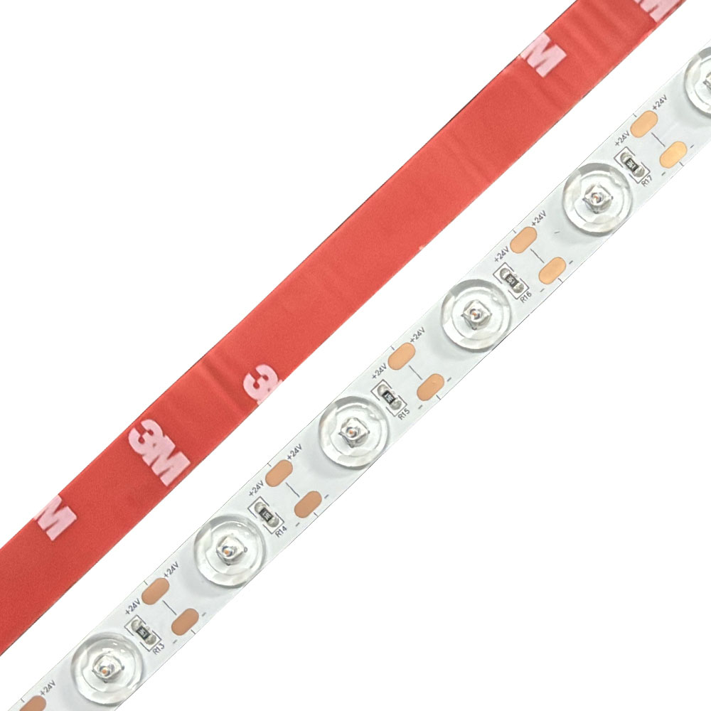 170 Degree Wide Beam Angle Lens 36leds/m 24V Flexible LED Backlight Diffuse Reflection Strip Light 