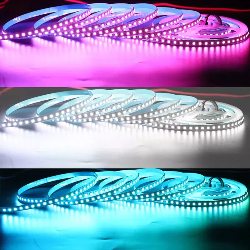 SMD3838 RGB 168leds/m 6mm 8mm 10mm 14w/m LED Tape Colorful DC24V LED Strip Light