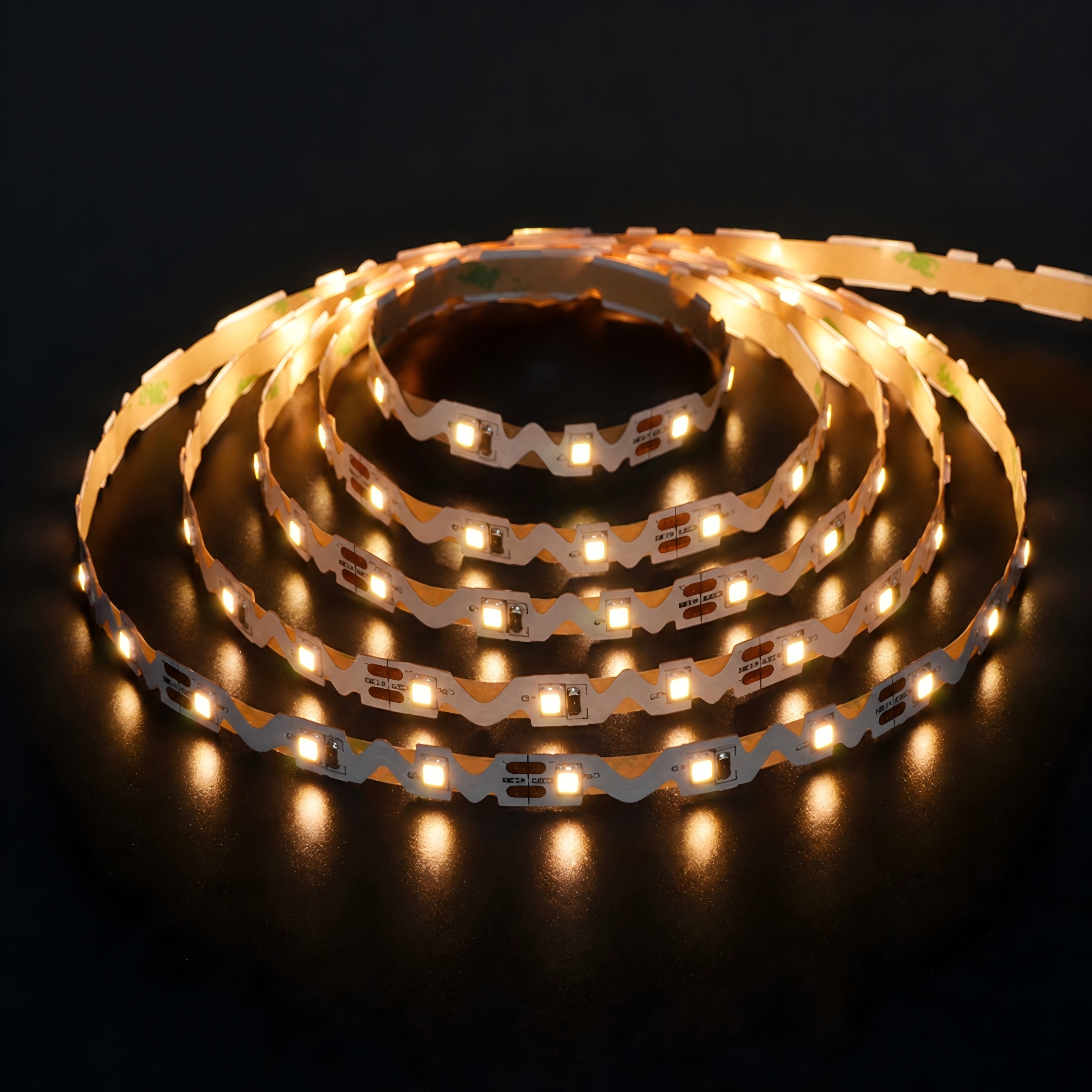 Bendable Zigzag Foldable Side Bending White/red/green/blue Snake S Shape 2835 Led Strip Lights for Mini Channel Letters