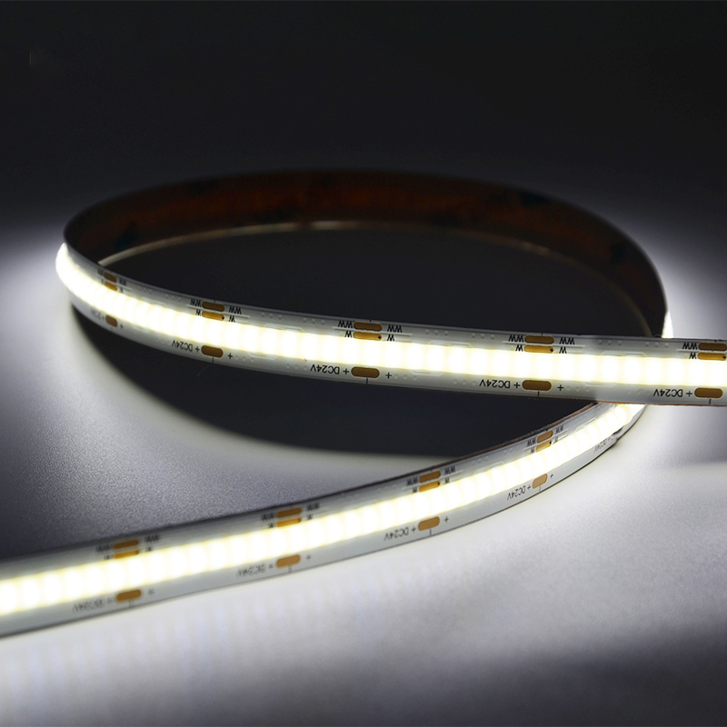 CCT COB strip 608leds netural white color