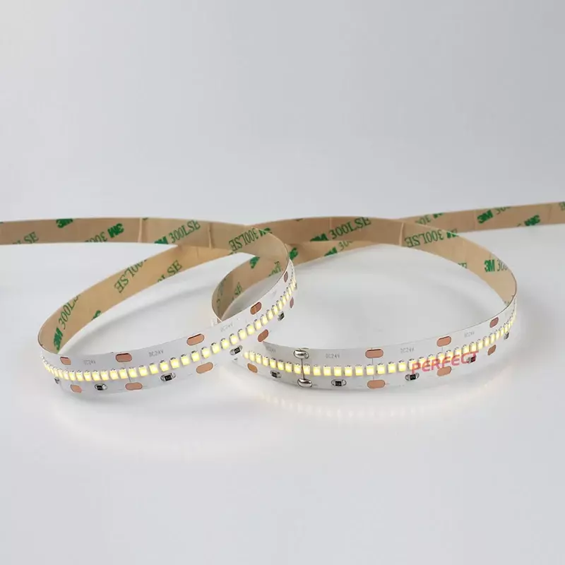 High Density Dotless High Brightness SMD2216 420leds/m 2700K 24V LED Tape Strip Light Indoor Use