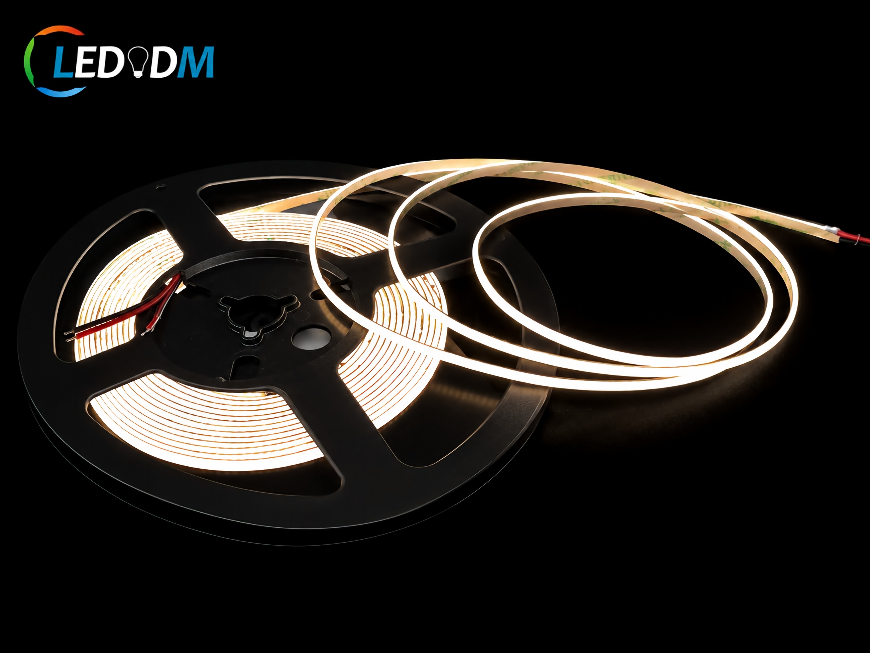 5V High Density COB LED Strip Light No Spot Continuous Lighting Flexible LED Tape 480 LEDs/m