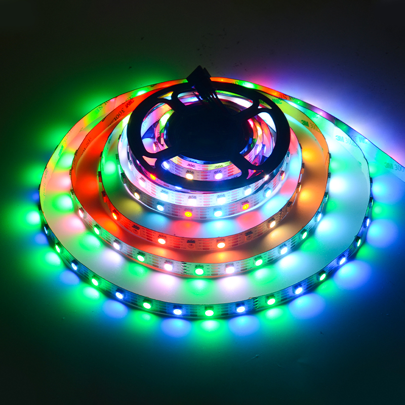 WS2815B Individual DC12V RGB Pixel LED Strip SMD5050 60leds/m Programmable Magic Addressable Flexible Led Strip Light