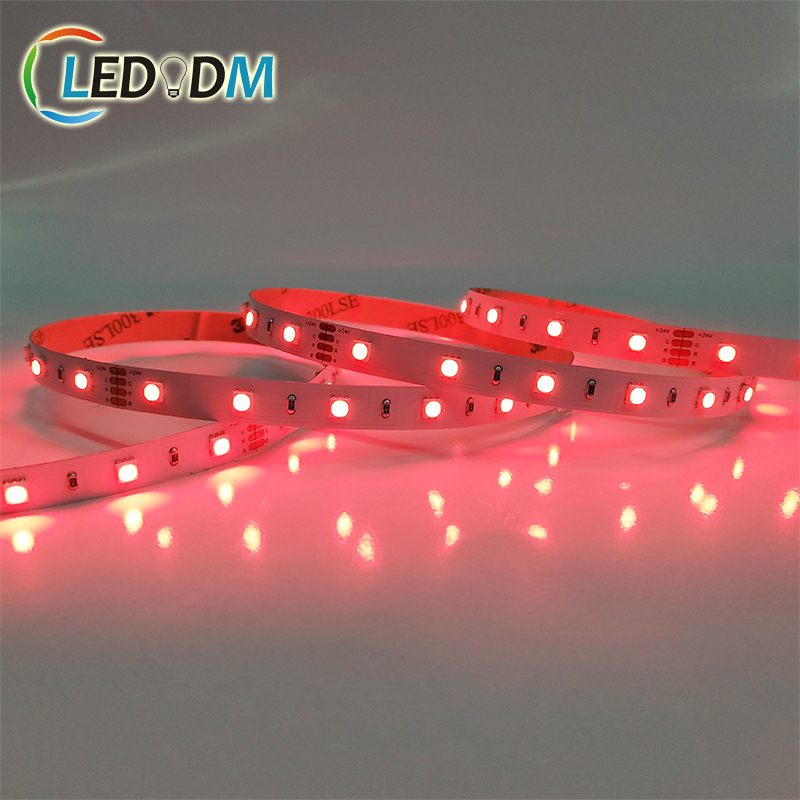 SMD3838 RGB LED Strip 24V 60leds/m LED Tape Colorful DC24V LED Tape Strip Light
