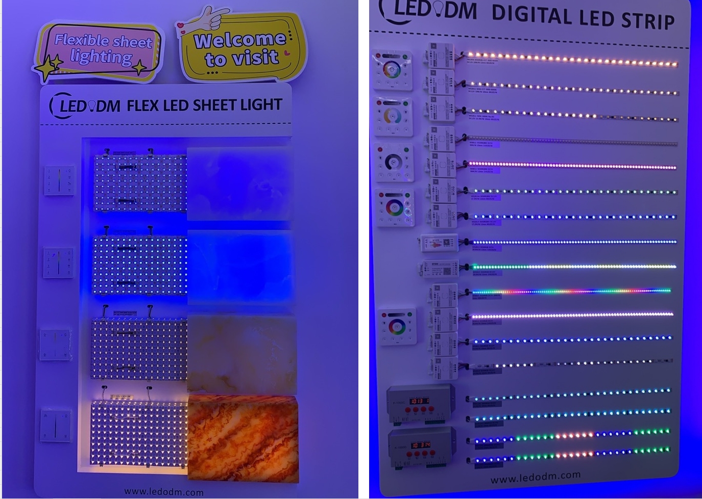 Flex Led sheet light and Digital led strip