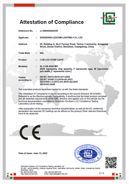 CE Certificate