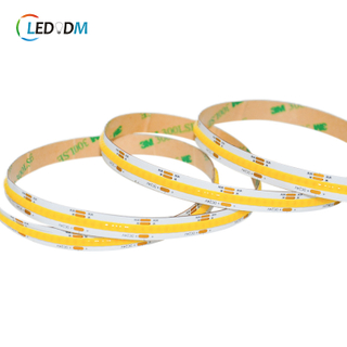 COB CCT Tunable White LED Strip 2700K‑6500K Flexible Dimmable Dual White COB LED Tape Lights