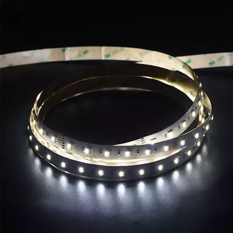 5050 RGB+CCT 3000K 4000K 6000K Tunable White 5-in-1 DC 24V Cuttable CRI90 96leds/m 12mm Width LED Strip Tape Light
