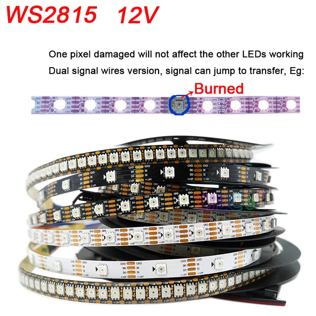 WS2815 LED Strip BREAK POINT Tranmission