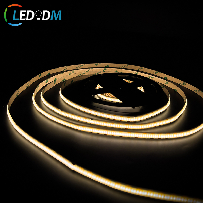24V Cut Anywhere COB LED Strip Light 480 LEDs/m 8mm PCB 9W/m Dotless Flexible LED Tape