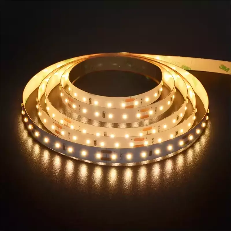 High Density Dotless High Brightness SMD2216 420leds/m 2700K 24V LED Tape Strip Light Indoor Use