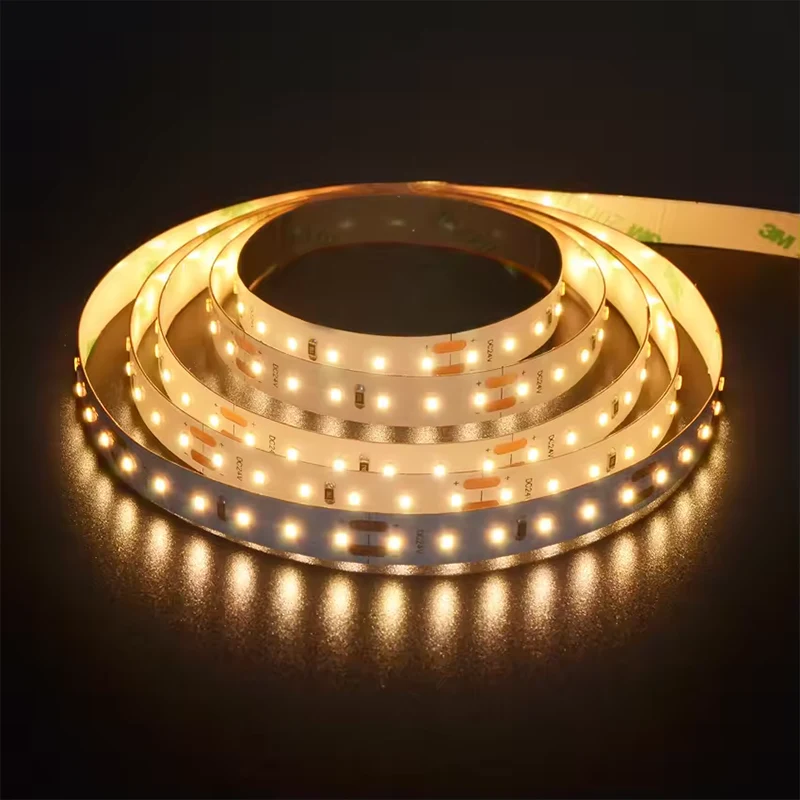 High Density Dotless High Brightness SMD2216 420leds/m 2700K 24V LED Tape Strip Light Indoor Use