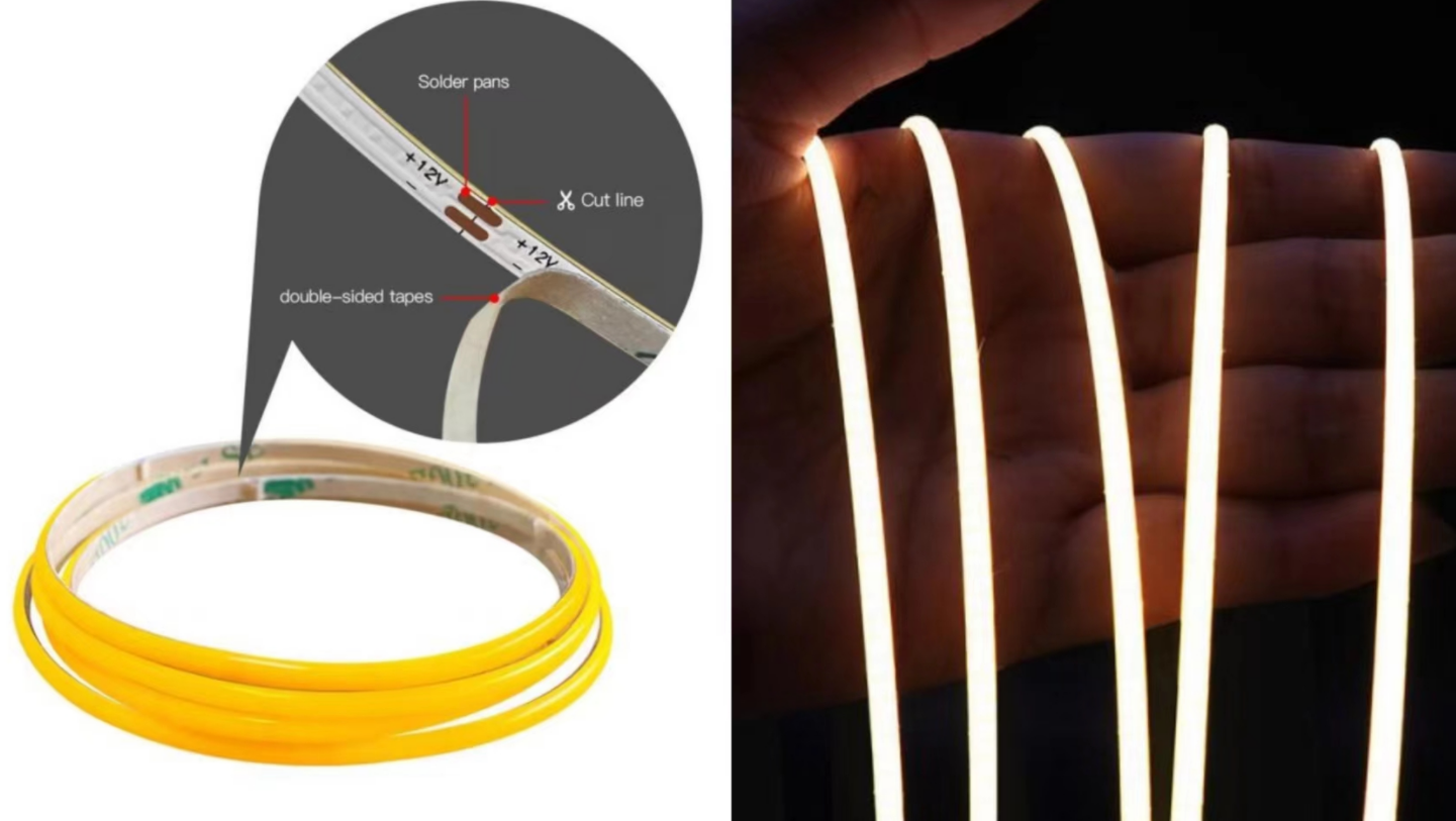 ultra slim cob led strip