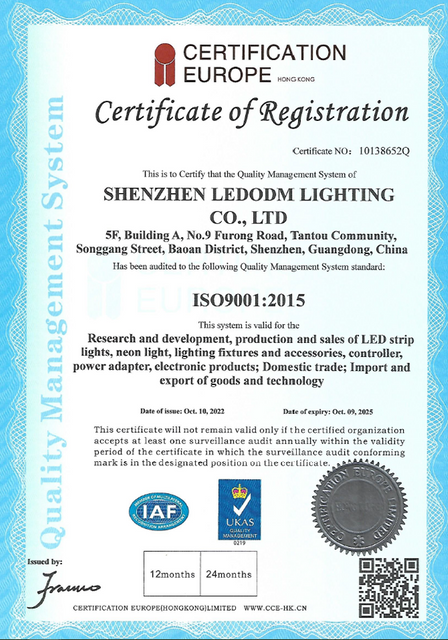 ISO 90001 Certificate