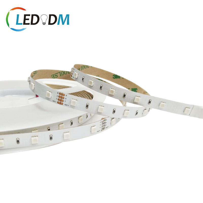 SMD3838 RGB LED Strip 24V 60leds/m LED Tape Colorful DC24V LED Tape Strip Light