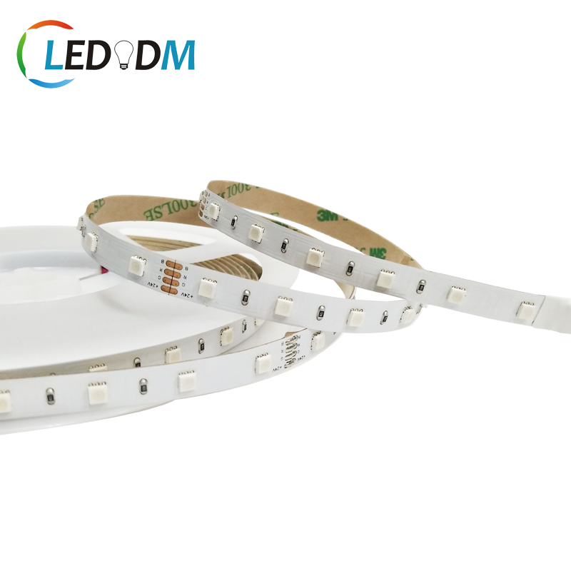 SMD3838 RGB LED Strip 24V 60leds/m LED Tape Colorful DC24V LED Tape Strip Light