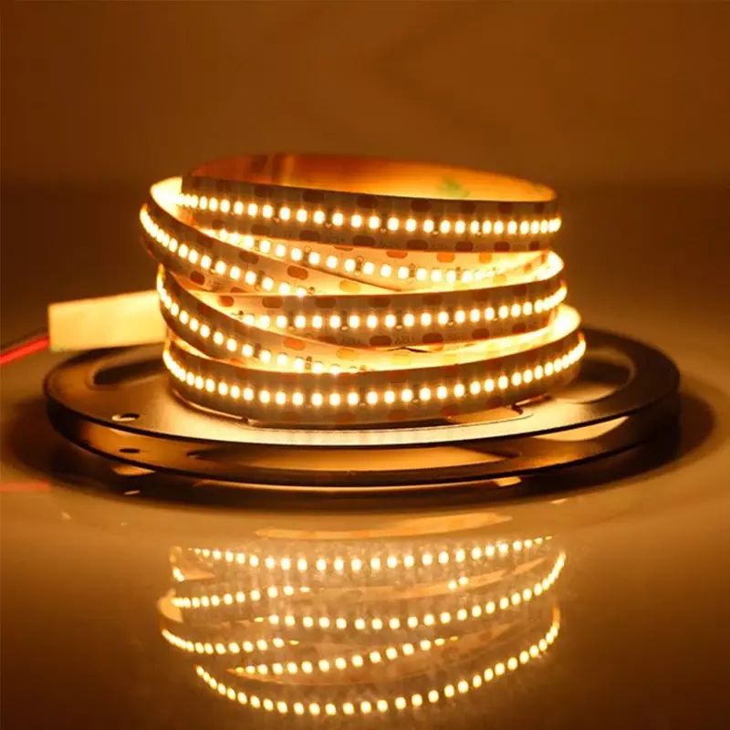 High Density Dotless High Brightness SMD2216 420leds/m 2700K 24V LED Tape Strip Light Indoor Use
