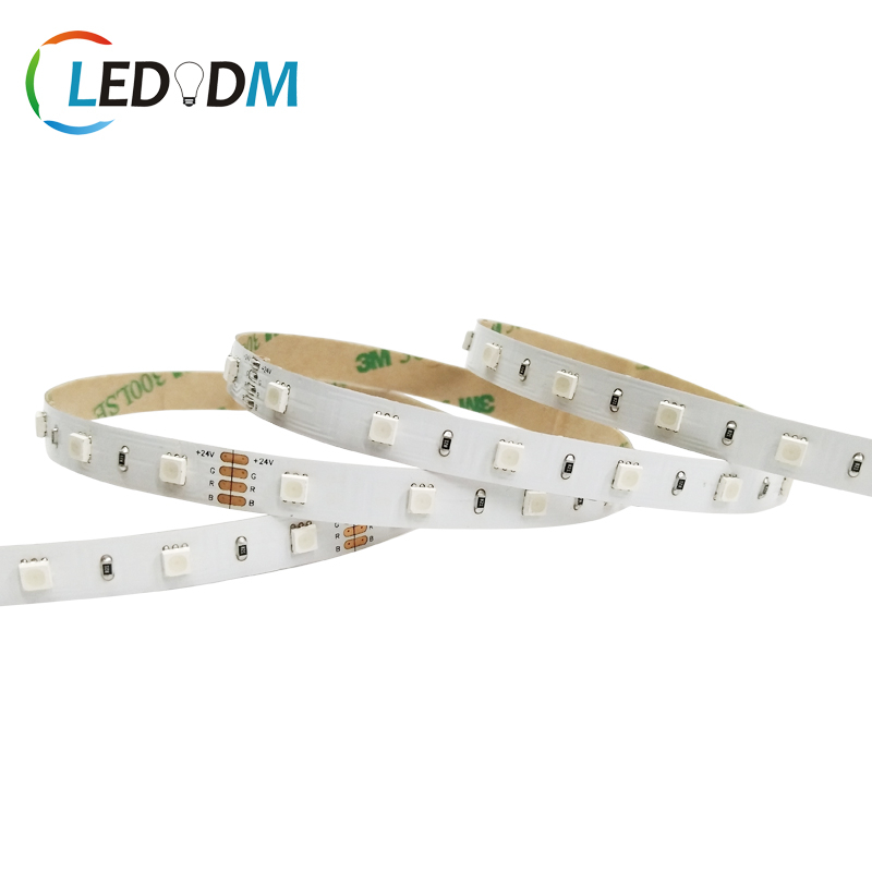 SMD3838 RGB LED Strip 24V 60leds/m LED Tape Colorful DC24V LED Tape Strip Light