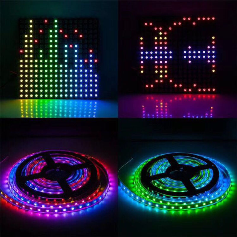 SP107E Music Bluetooth Full Color Controller App Control for WS2812B LED Strip 